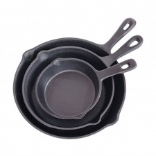 NEW! Set of 3 Cast Iron Non