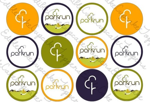 Park run cupcake toppers - park,