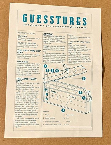Guesstures vintage family - guesstures,