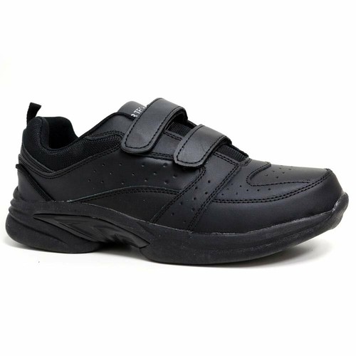Mens leather trainers new wide - leather,