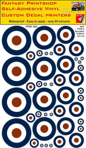 Raf roundels mixed pack vinyl - mixed,