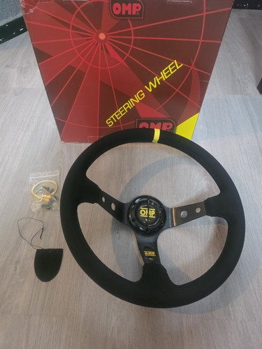 Suede deep dish steering - steering, wheel