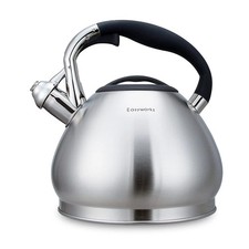 Easyworkz 3.0L Stainless Steel Whistling Tea Kettle – Loud Whistle, Stovetop