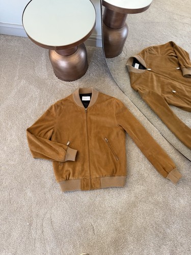 Men sandro suede bomber - men’s,