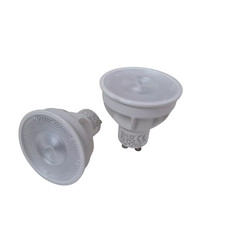 2 x IKEA GU10 LED Spotlight Bulbs 3.4W 2700k Warm White - Briefly Used  See Pics