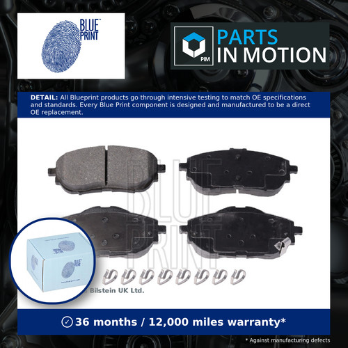 Brake pads set fits - pads, toyota