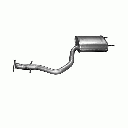 Exhaust rear silencer - exhaust, for