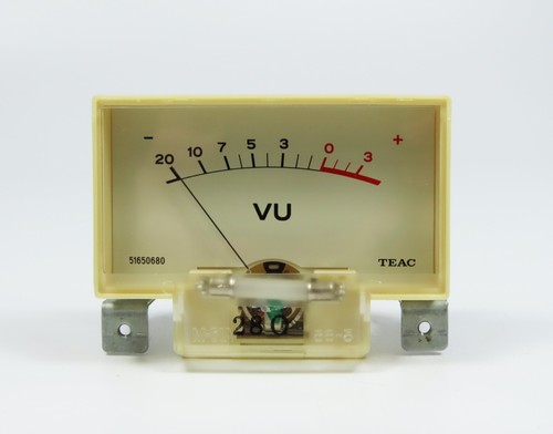 Tascam meter with - meter, bulb