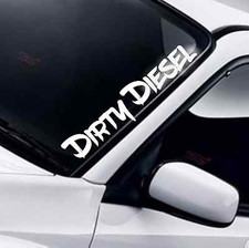 Dirty Diesel Car Windscreen