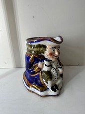 Allerton's Staffordshire England Small Ceramic Traditional Style Toby Jug 