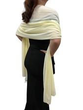 Central Chic Silky Chiffon Pashmina Wrap Stole Shawl Weddings Bridal Bridesmaids