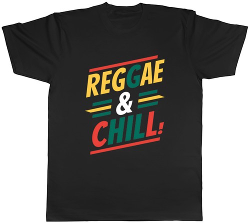 Reggae and chill mens - chill, t-shirt