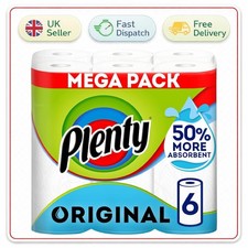 PLENTY Kitchen Towel, 6 White