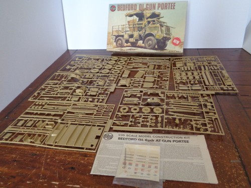 Airfix bedford ql gun - bedford,