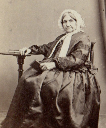 Bristol cdv old lady crinoline - bristol,