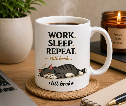 Work sleep repeat still broke - repeat,