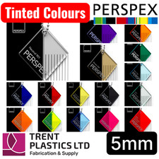5mm Tinted Perspex Acrylic Sheet – Coloured Transparent Plastic – Cut to Size