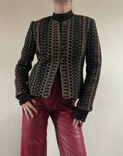 Vintage Caroline Charles Tapestry Winter Jacket Size 10