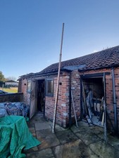 HUGE Vintage wooden theodolite surveyors staff very rare