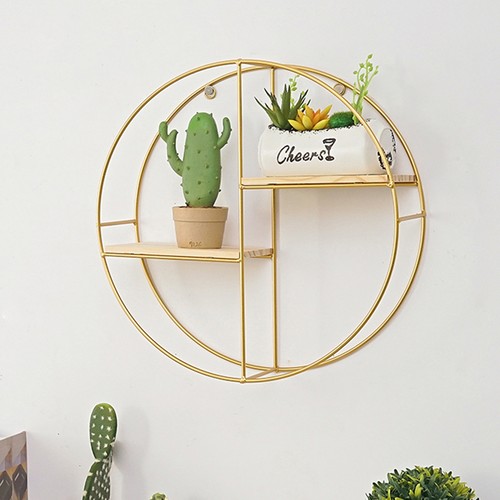 Metal wire wall shelf floating - metal,