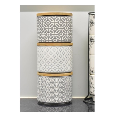 Stackable 3pk food jars for - jars,