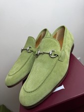 Gucci Mens Green Horsebit