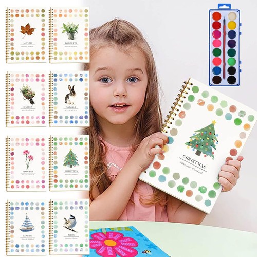 Colors watercolor workbook - watercolor,