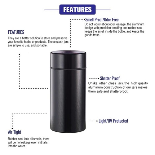 Airtight smell proof metal - smell,