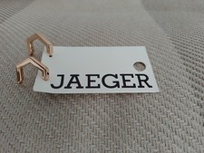 Jaeger Pierced Earrings Gold Tone