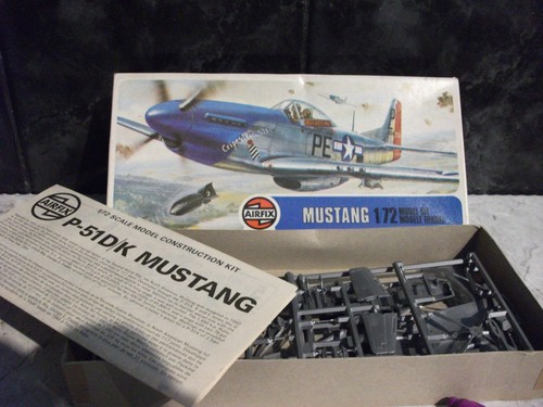 Airfix mustang 51d vintage - airfix, p-51d
