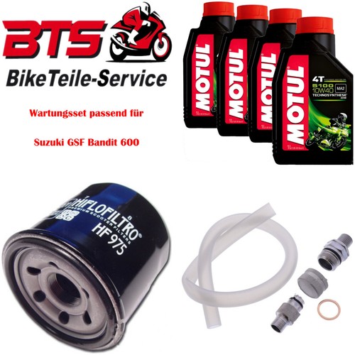Set oil filter - 4l, drain