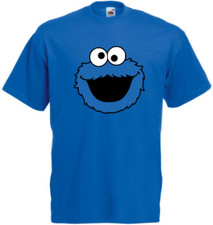 Blue cookie monster t shirt