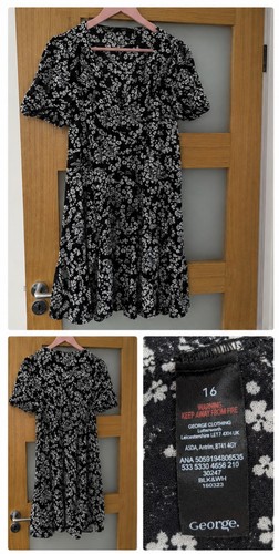 George women black white - george,