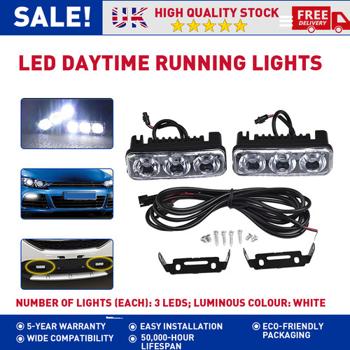 Led white car - led,