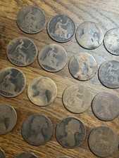 Job Lot Victorian Pennies