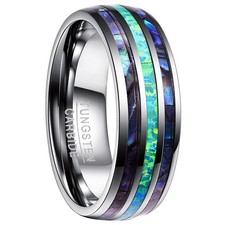 8mm Tungsten Tungsteel Mens