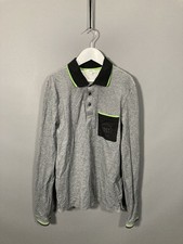 HUGO BOSS LONG SLEEVE Polo Shirt - Age 14yrs - Grey - Great Condition - Boy’s