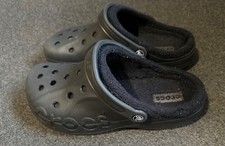Crocs baya black faux - baya, fur