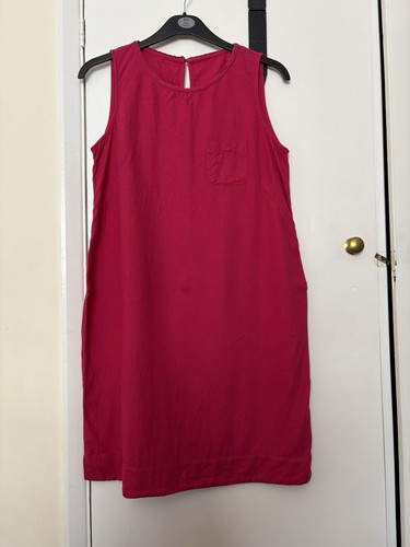 Raspberry midi dress - raspberry, –