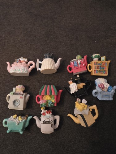 Vintage tea pot ornaments - pot,