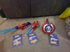 Nerf Marvel Avengers Infinity War Iron Man Assembler Gun Iron Spider man Captain