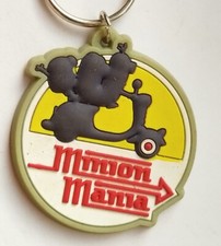 Vintage old keyring Key Chain Lambretta Scooter Minion Mania Despicable ME Bike 