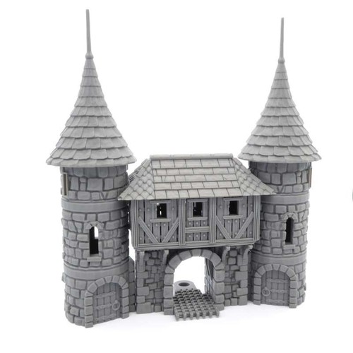Gatehouse 32mm castle medieval - gatehouse,