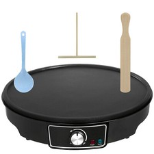 Ovation Electric Crepe Maker / Pancake Maker Non Stick with Utensils 1000W