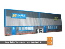 Low relief industrial unit - low,