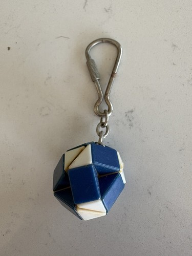 Vintage rubiks snake key chain - snake,