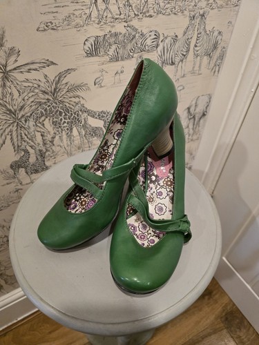Hush puppies green leather - puppies,