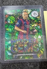 Topps Chrome Iniesta Hidden Gems Barcelona SSP Short Print