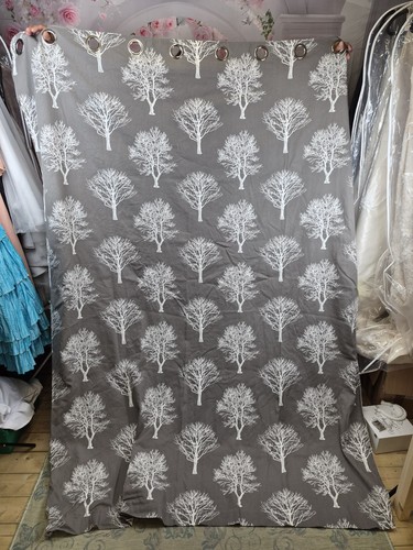 Pair eyelet curtains - curtains, &