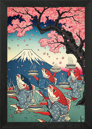 Fish servers cherry blossom - cherry,
